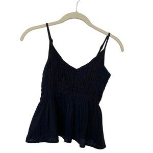 Black Cropped Tanktop